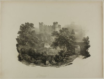 チェスター、1821年 作： Francis Nicholson
