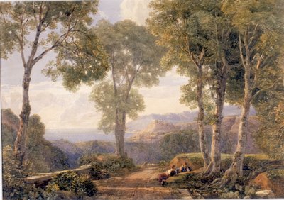 風景（織り紙にトイレ） 作： Francis Oliver Finch