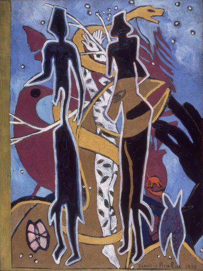 劇場にて 作： Francis Picabia