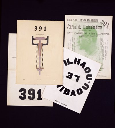 ダダイズムのモンタージュ（コラージュ） 作： Francis Picabia