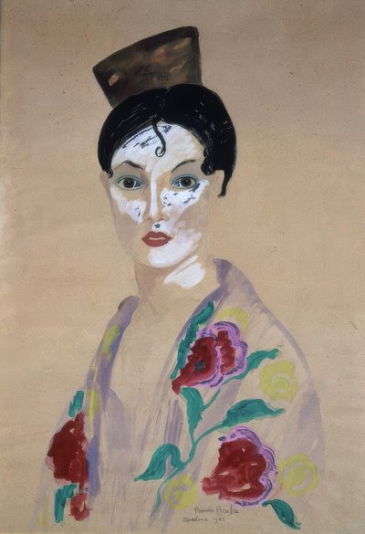 ペイネータを連れた女性 作： Francis Picabia