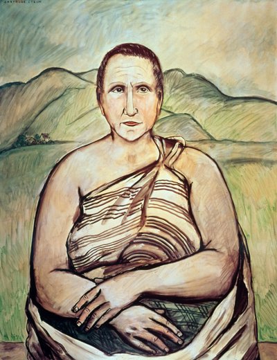 ガートルード・スタイン（1874-1946）（油彩・キャンバス） 作： Francis Picabia