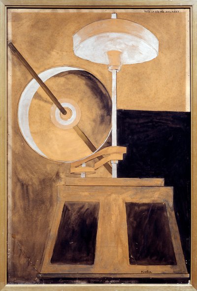 母親のいない娘が生まれた 作： Francis Picabia