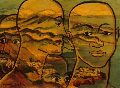 頭の風景（Têtes-paysage） 作： Francis Picabia