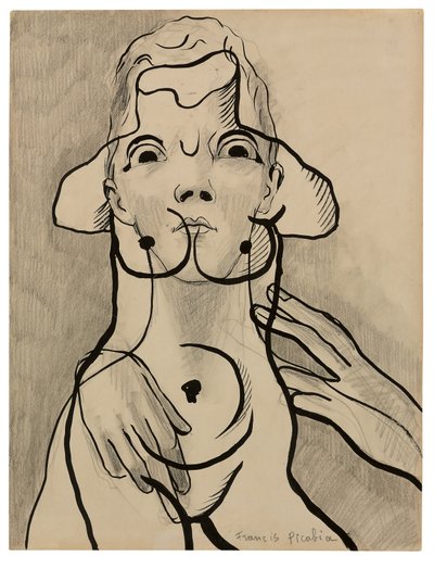 バスカヴィル家の犬 作： Francis Picabia