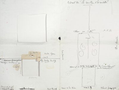 ダダ会報「391」14号のレイアウト。 作： Francis Picabia