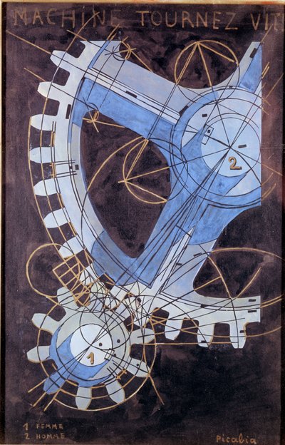 マシン, Tournez Vite 作： Francis Picabia