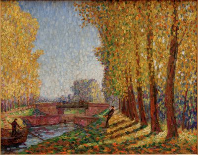 秋の朝日 作： Francis Picabia