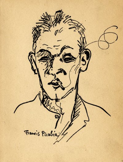 ブレーズ・サンドラールの肖像（フレデリック・ルイ・ソーサー 作： Francis Picabia