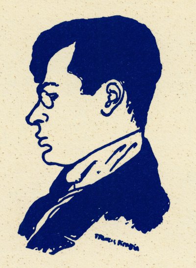 トリスタン・ツァラの肖像（サミュエル・ローゼンストック 作： Francis Picabia