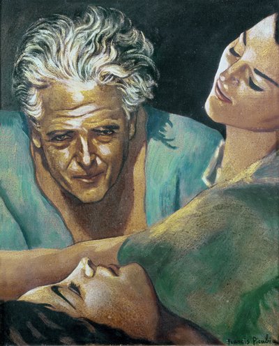 自画像 1940年頃 油彩・キャンバス 作： Francis Picabia