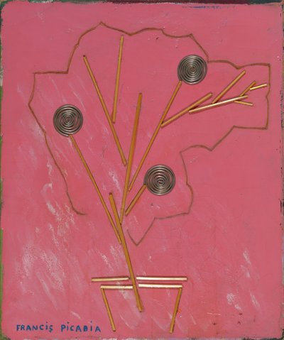 花瓶、1924-25年頃（ミクストメディア、キャンバス） 作： Francis Picabia
