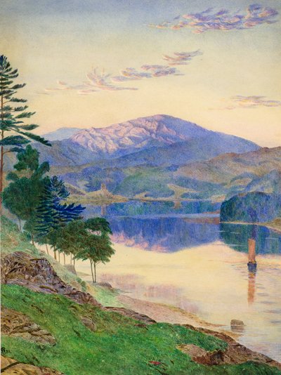 湖のシーン 作： Francis Powell