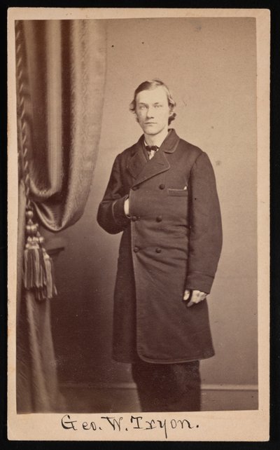 ジョージ・ワシントン・トライオンの肖像 1838-1888、1860 年代頃。 作： Francis S Keeler