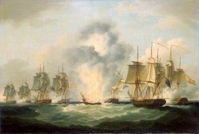 イギリスのフリゲート艦4隻がスペインの財宝輸送船を拿捕、フランスの戦力強化が目的（10月5日 作： Francis Sartorius