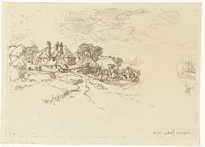エセックスの農場 エセックス ファーム 作： Francis Seymour Haden (Sir) (signed by artist)