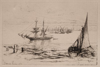 1879年のアンカーの小隊。 作： Francis Seymour Haden