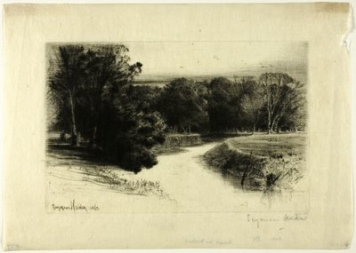 アイルランドの夕日 作： Francis Seymour Haden