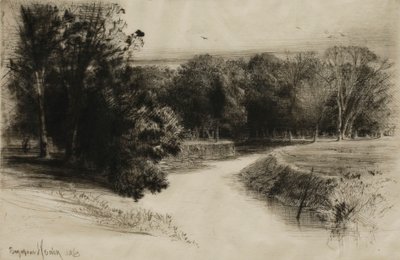 アイルランドの夕日 作： Francis Seymour Haden