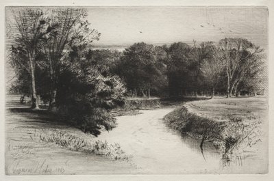 アイルランドの日没、1863年。 作： Francis Seymour Haden