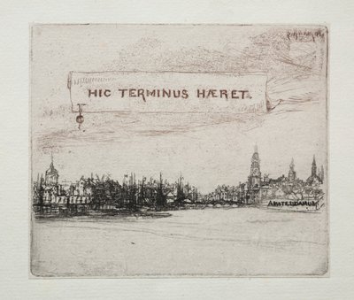 アムステロダムム 作： Francis Seymour Haden