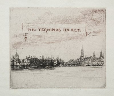 アムステロダム、1863年。 作： Francis Seymour Haden