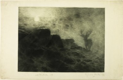 早起き 作： Francis Seymour Haden