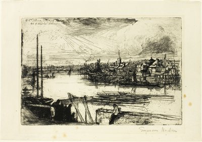 バタシーリーチ 作： Francis Seymour Haden