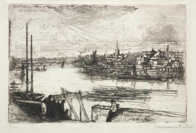 バターシーリーチ、1843年。 作： Francis Seymour Haden