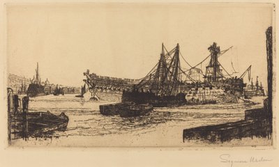 アガメムノンの分裂 (セカンドプレート) 作： Francis Seymour Haden