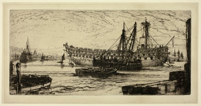 アガメムノンの解体、その1 作： Francis Seymour Haden