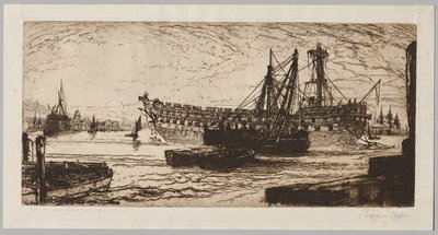 「アガメムノン」の解体 その1 作： Francis Seymour Haden
