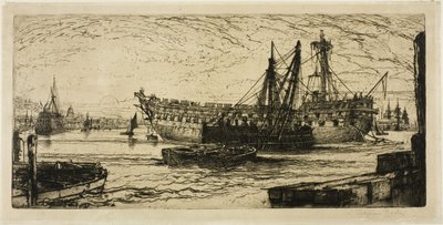 アガメムノンの分裂 No. I 作： Francis Seymour Haden