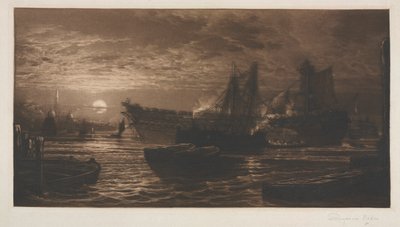 アガメモンの別れ、1880年11号以降。 作： Francis Seymour Haden