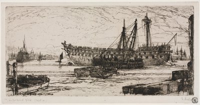 アガメムノンの分裂 作： Francis Seymour Haden