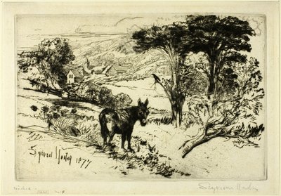 チャロウ ファーム 作： Francis Seymour Haden