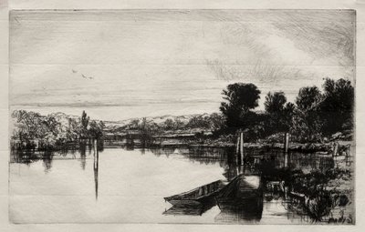 エガム、1859年。 作： Francis Seymour Haden