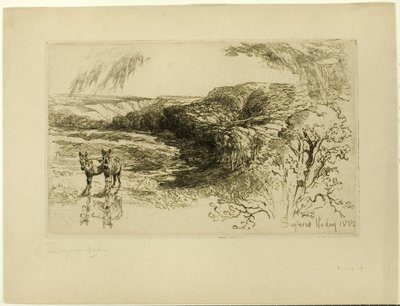 エンコム ウッズ No. II 作： Francis Seymour Haden