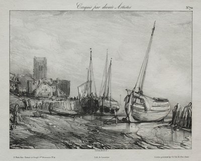 ビーチ沿いの漁船 作： Francis Seymour Haden