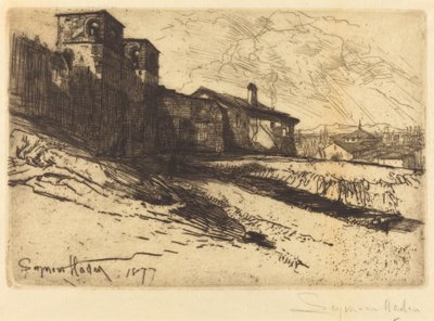 厳しいスペイン 作： Francis Seymour Haden