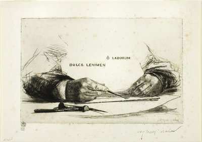 Hands Etching-O Works 作： Francis Seymour Haden