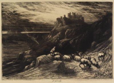 ハーレック、いいえ。 II、1880 作： Francis Seymour Haden