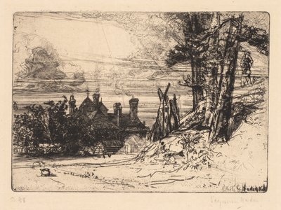 ウィレスリーのホースリーの家 作： Francis Seymour Haden