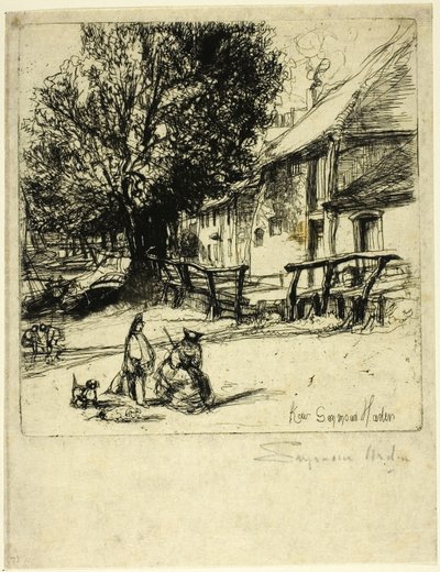 キューサイド、フラグメント 作： Francis Seymour Haden