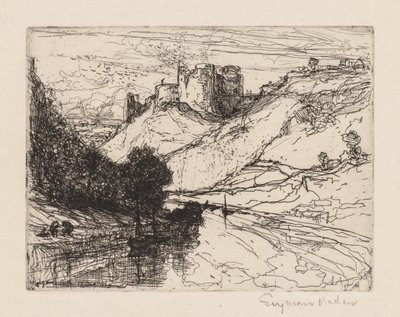 キルガレン城 作： Francis Seymour Haden