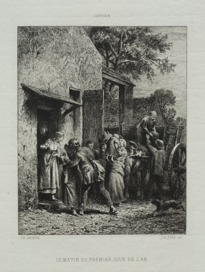 年の最初の日の朝 作： Francis Seymour Haden
