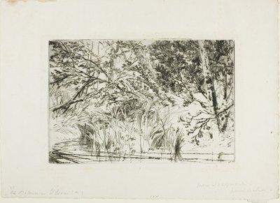 小川の口 No. II 作： Francis Seymour Haden