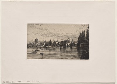 オールド チェルシー教会 作： Francis Seymour Haden