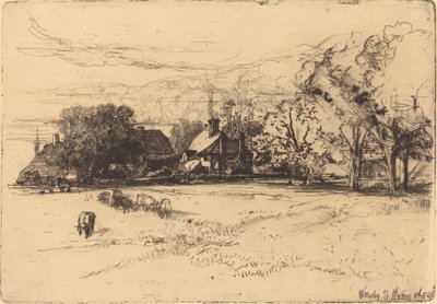 オールド ウィルズリー ハウス 作： Francis Seymour Haden