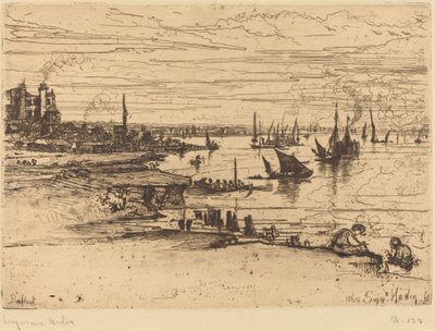 インの向かい、パーフリート 作： Francis Seymour Haden